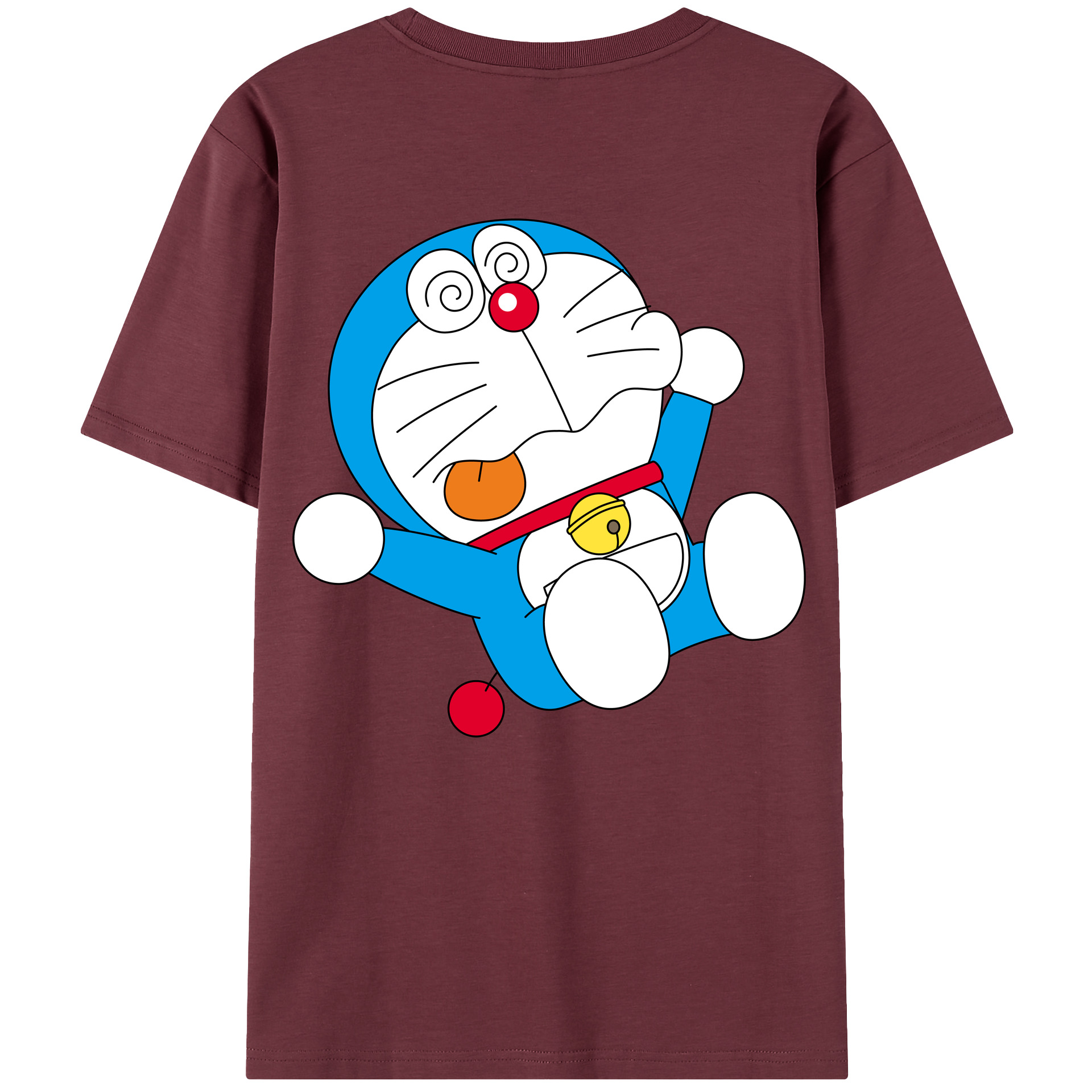 （画像用） ドラえもん Doraemon 綿100％半袖Tシャツ（背面プリント）